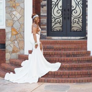 White gown